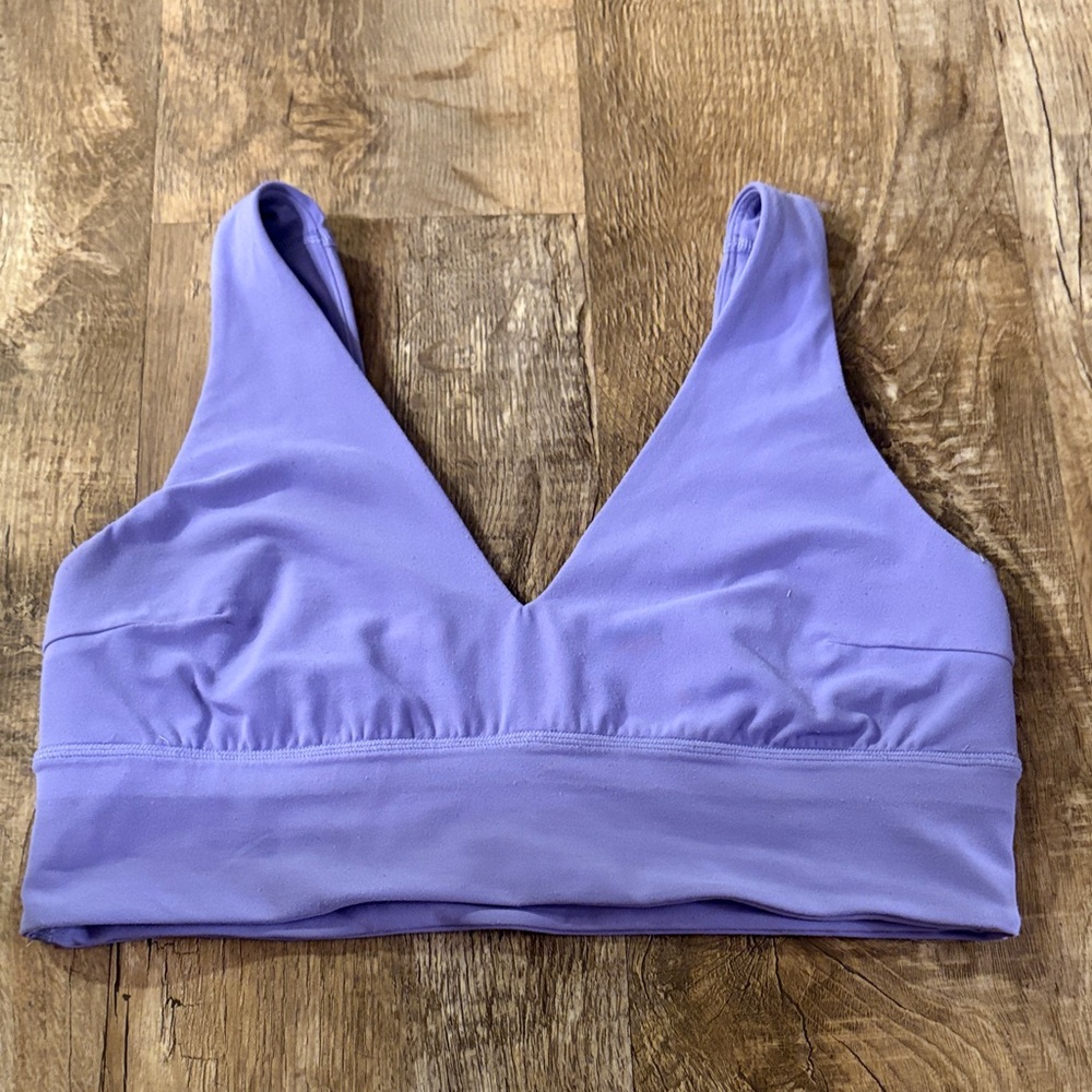 lululemon athletica align Lavender V-Neck Sports Bra